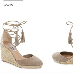 Steve Madden Lace Up Ankle Wedges